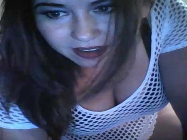 Jessica080806 White Fishnet Top