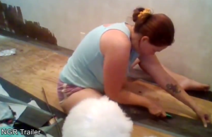 cutting tile flooring