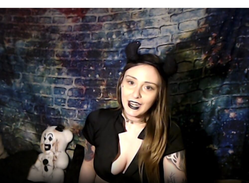 Lita Von Doom Black Devil Horns