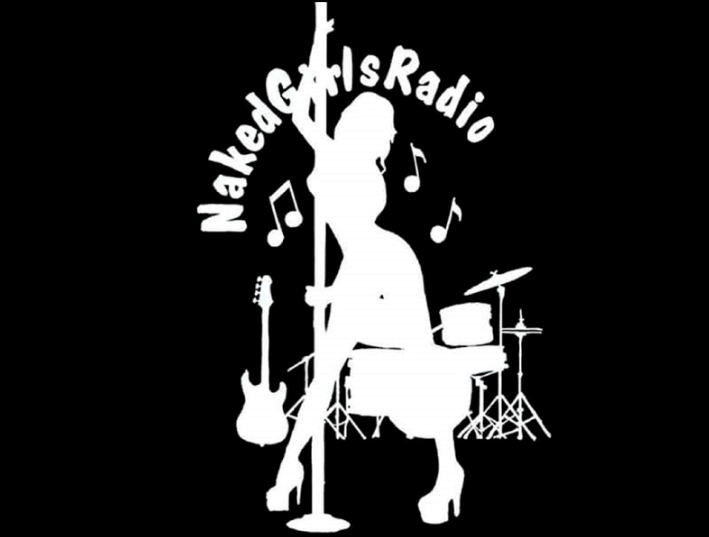 Naked Girls Radio pole dancer logo