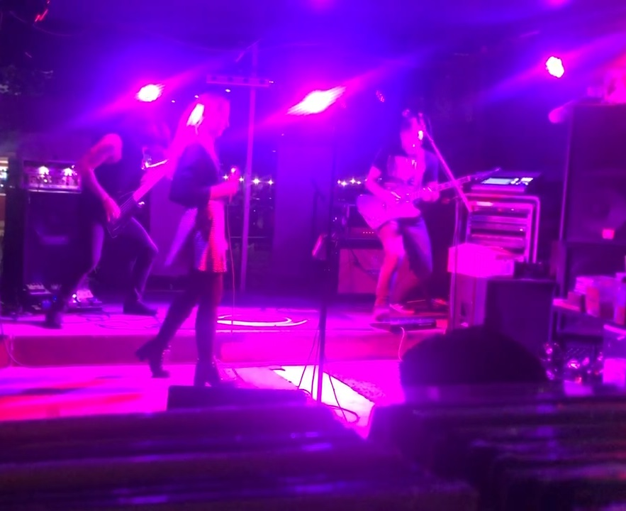 Broken Robots performing live at record store