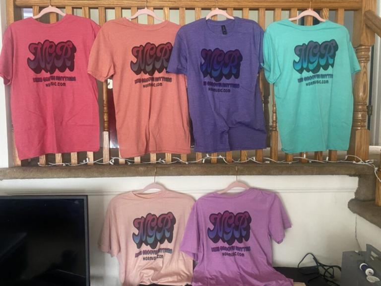 NGR New Groovin Rhythms NGRMusic Tee Shirts T Shirt Merch Merchandise