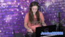 NGR Music TV Jessica080806 DJ Mix house music orange tee shirt